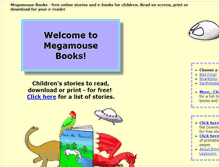 Tablet Screenshot of megamousebooks.com